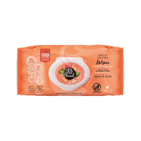 Lingettes chien/chat Pet Head Quick Fix Doux & Nourrissant