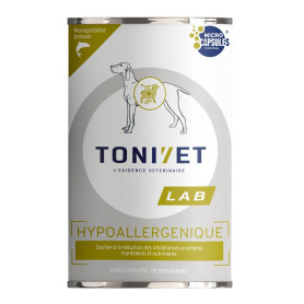 Alimentation humide hypoallergénique chien