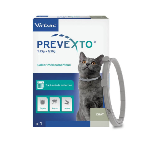 collier chat anti puce et anti étranglement
