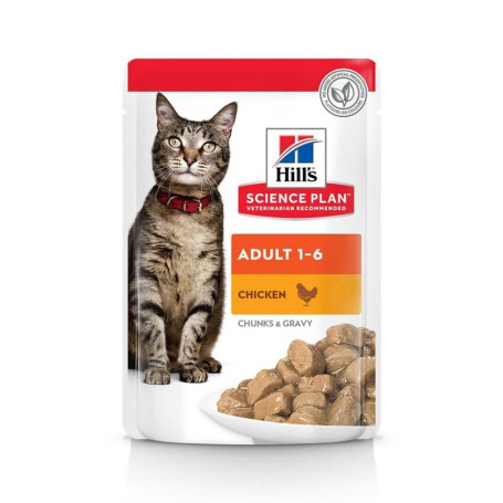 sachet repas poulet chat adulte 6 ans