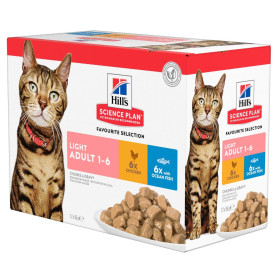 Chat Adult Light Pack Mixte Sachet repas