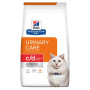 Pack Hill's Prescription Diet C/D Urinary Stress Croquettes pour Chat au Poulet 8 kg avec 12 sachets