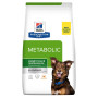 Pack Hill's Prescription Diet Metabolic Croquettes pour Chien au Poulet 4kg avec 12 boîtes