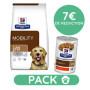 Pack Hill's Prescription Diet J/D Mobility Croquettes pour Chien au Poulet 12kg avec 12 boîtes