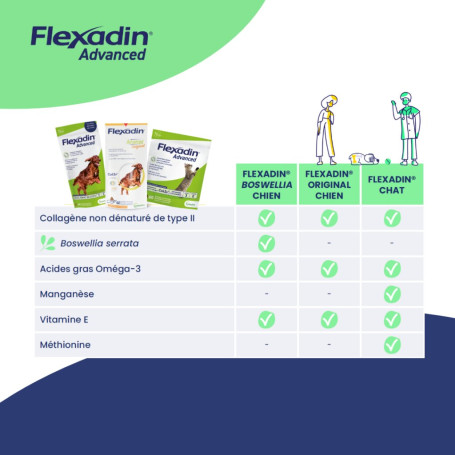 Flexadin Advanced Chat – 30 Crocchette Masticabili Per Articolazioni Del Gatto, Con UC-II Collagene Non Denaturato