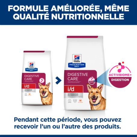 Chien I/D Digestive Care ActivBiome+ Poulet