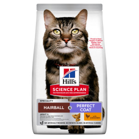 Chat Adult 1+ Hairball & Perfect Coat Poulet
