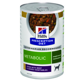 Chien Metabolic Mijotés Boeuf & Légumes Boîte