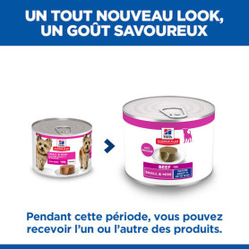 Chien Mature Adult 7+ Small & Mini Boeuf Boîte