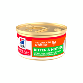 Chat Kitten and Mother Mousse Poulet &amp; Dinde Science Plan