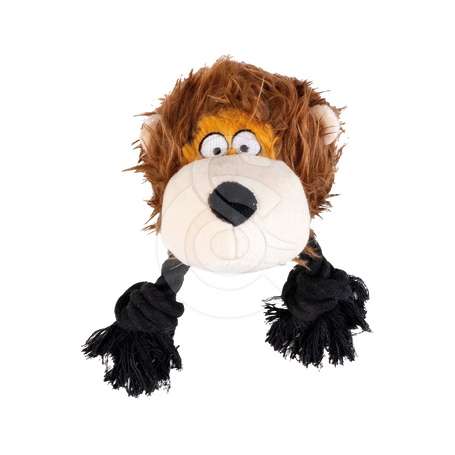Jouet chien Duvoplus : Lion Wildlife avec corde