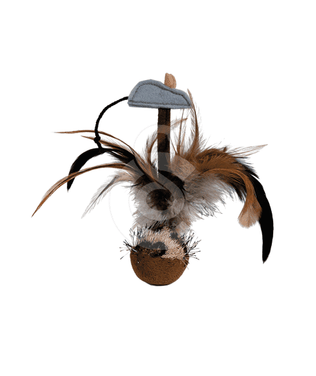 Jouet chat : volant Culbuto