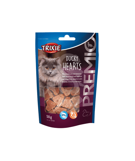 Friandises Chat Premio Ducky Hearts